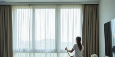Delicate sheer drape cleaning oran-park-nsw Matty Curtain Cleaning